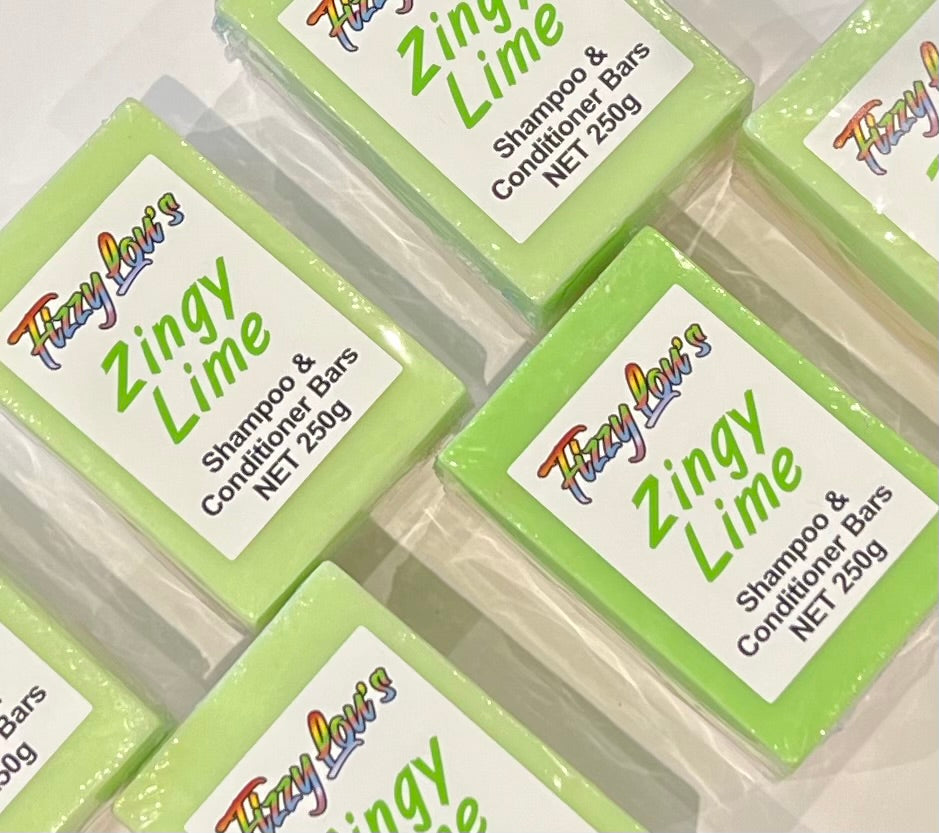 Zingy Lime Shampoo & Conditioner Bars