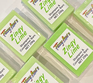 Zingy Lime Shampoo & Conditioner Bars