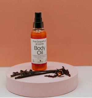 Pink Grapefruit & Vanilla Body Oil