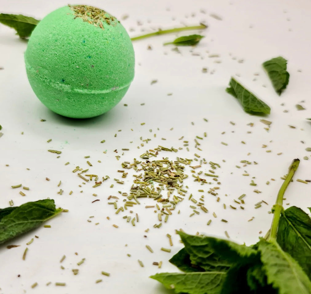 Rosemary & Peppermint Bathbomb Ball