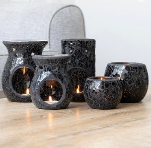 Black Crackle Oil/Wax Burner