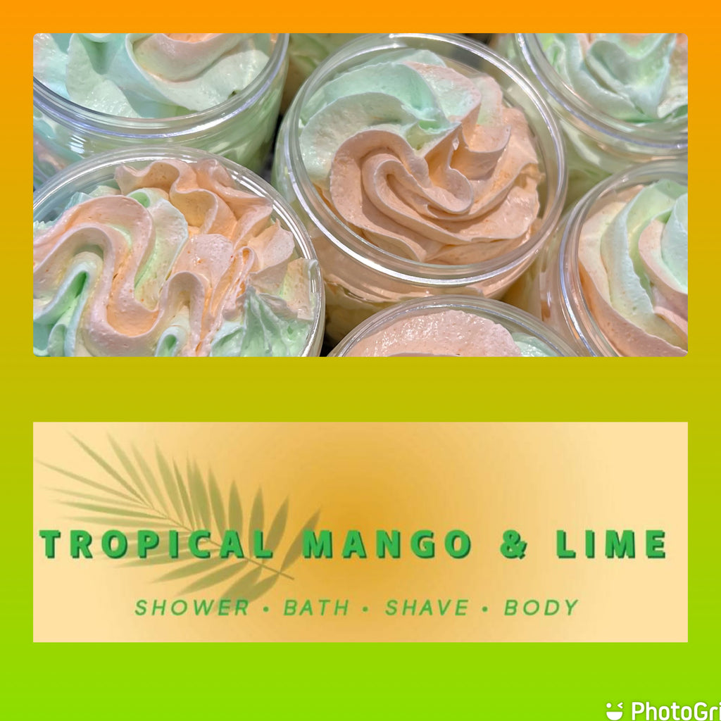 Tropical Mango & Lime Whipped Soap