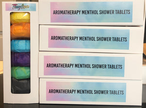 Aromatherapy menthol shower tablets